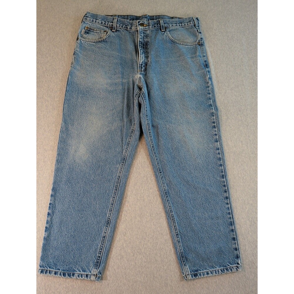 Carhartt Jeans Relaxed Fit 38x 27(Actual)Relaxed Tapered Rugged Utility Workwear
